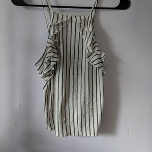 American Eagle stripped halter top